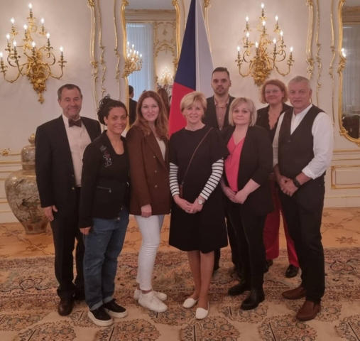 As Senior Advisor to the First Lady of the Czech Republic Eva Pavlová, Prague Castle, with her team.